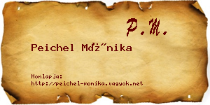 Peichel Mónika névjegykártya